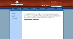 Desktop Screenshot of downloads.discipleland.com