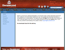 Tablet Screenshot of downloads.discipleland.com